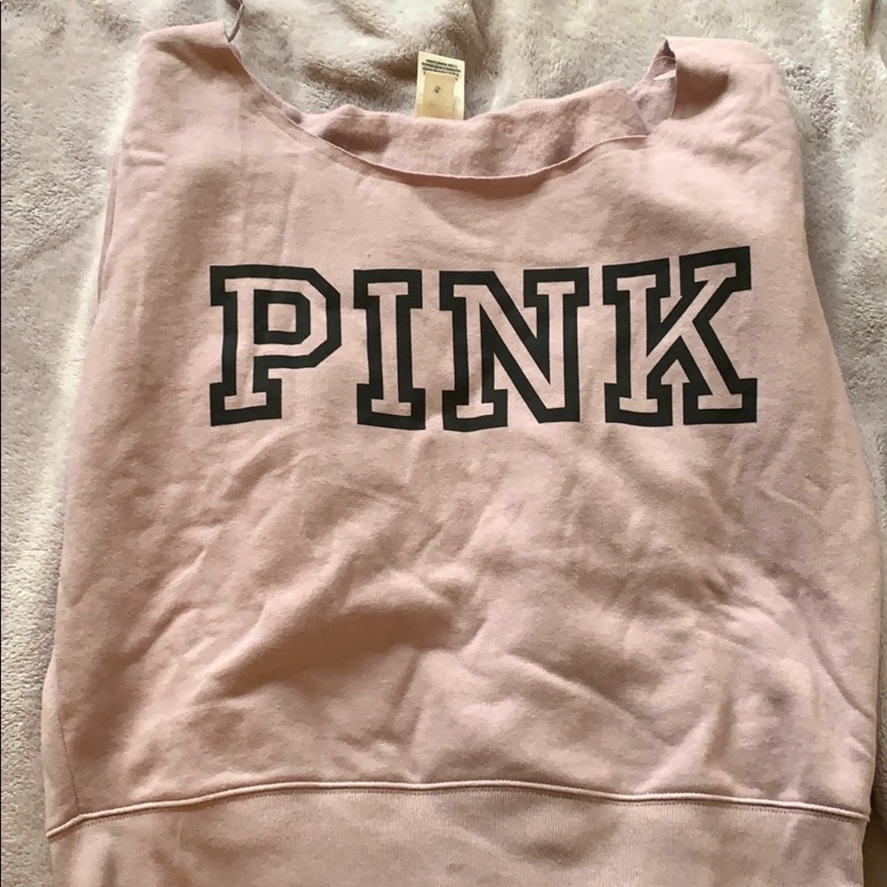 VS pink crew sweatshirt NWOT NEVER WORN